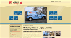 Desktop Screenshot of merkur-apotheke-leipzig.de
